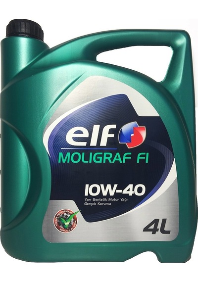 Elf Moligraf F1 10W-40 Yarı Sentetik Motor Yağı 4 L