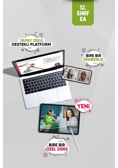 Premium YKS 2027 Eşit Ağırlık Hazırlık Seti (Sadece Dijital Lisans) - 30 Canlı Özel Ders + Birebir Sınav Koçluğu Yapay Zeka Destekli TYT AYT Online Eğitim Paketi