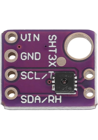 Gy-sht31-d Yüksek Hassasiyetli Dijital Sıcaklık Ve Nem Sensörü Modülü I2c Arduino Uyumlu