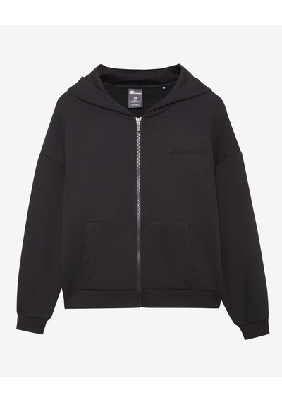 Skechers W Essential Full Zip Hoodie Sweatshirt Kadın Siyah Sweatshirt S242117-001 Siyah