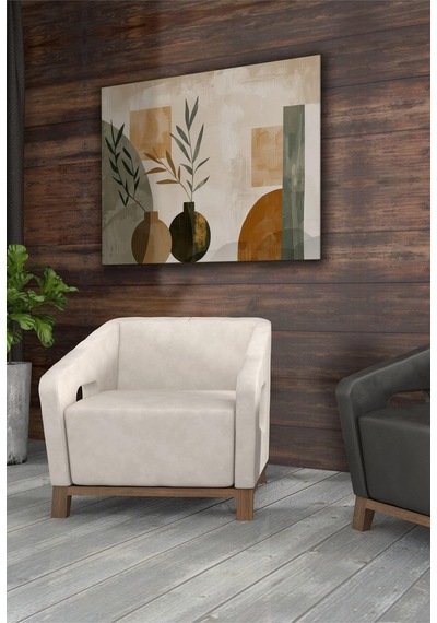 Kanvas Tablo Soyut Vazolar Dekoratif Kanvas Tablo 30 X 40