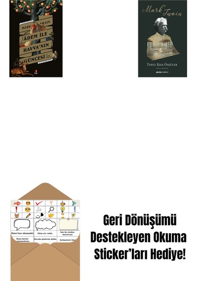 Adem İle Havva Nın Güncesi + Toplu Kısa Öyküler + Okuma Sticker'ları