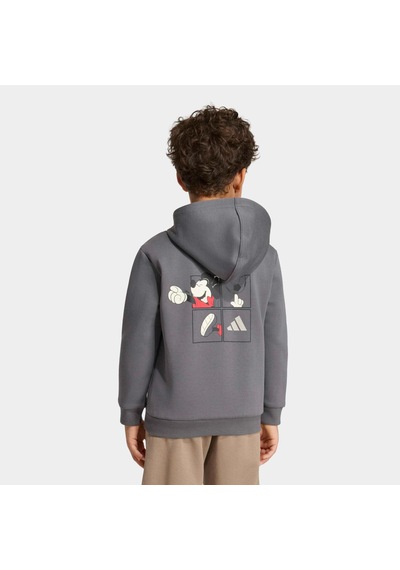 Adidas Mickey Mouse Future Icons Çocuk Gri Ceket Kg6124