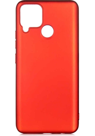 Realme C25 Kılıf Zore Premier Silikon Kapak Kırmızı