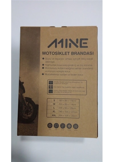 Mıne - Motosiklet Brandası Gri (373723500)