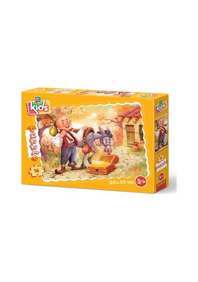 Yappuzz Keloğlan 16 Parça Çoçuk Puzzle