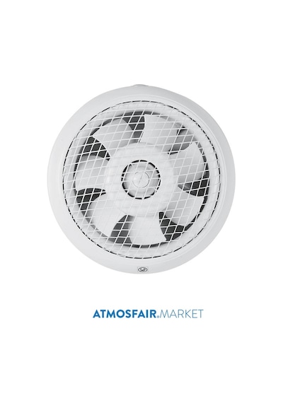 S&P Hcm-N-180 Geri Akış Panjurlu Pencere / Duvar Tipi Fan 450M3/H