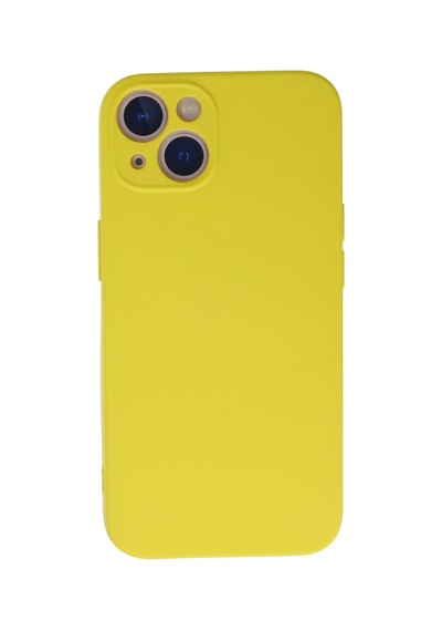 Gld-spt- Newface Apple Uyumlu iPhone 13 Mini Kılıf Nano İçi Kadife Silikon - Sarı