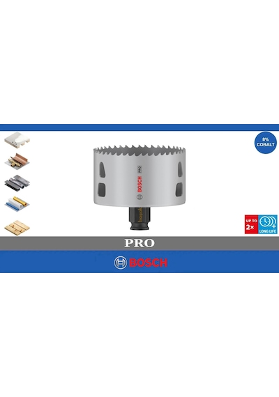 Bosch Pro 83 Mm Pc Delik Testeresi Hss %8 Kobalt 2608594404