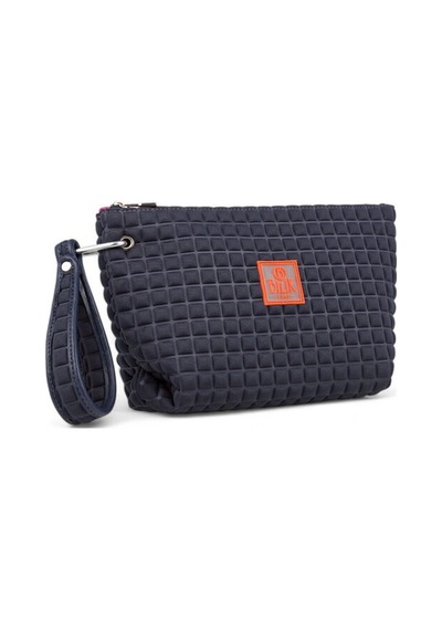 Bilik Deri Scuba Koyu Gri Kadın Portföy & Clutch Çanta Yeliz Gri