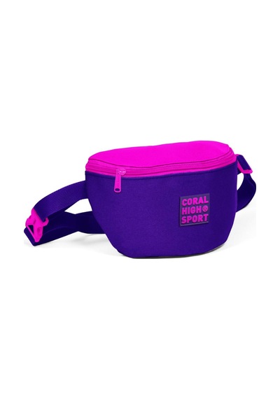 Coral High Sport Mor Pembe İki Bölmeli Bel Çantası 22609 Pembe