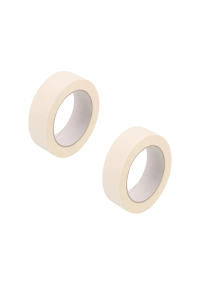 2 Adet Maskeleme Bandı Boya Bandı 24mm X 25m Kağıt Bant