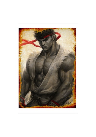 Bedeko Street Fighter Ryu Modern Mdf Tablo 50 Cm X 70 Cm