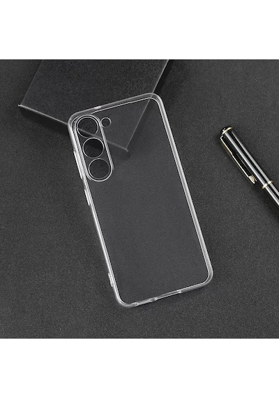 Samsung Uyumlu Galaxy A14 Kılıf Zore Süper Silikon Kapak Renksiz