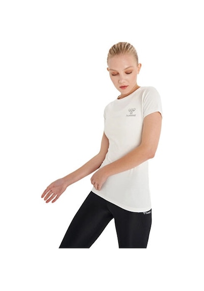 Hummel Hmldeni T-shirt Kadın Günlük Tişört 911306-9003 Beyaz Beyaz