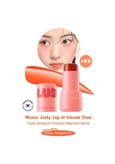 Elensilia Plush Jelly Yanak Ve Dudak Renklendirici Jel Tint Elensilia Plush Blush And Lip 02 Juicy Grapefruit