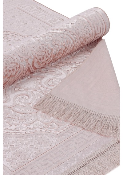 Kadife İnci Seccade Velvet Pearl - Pembe