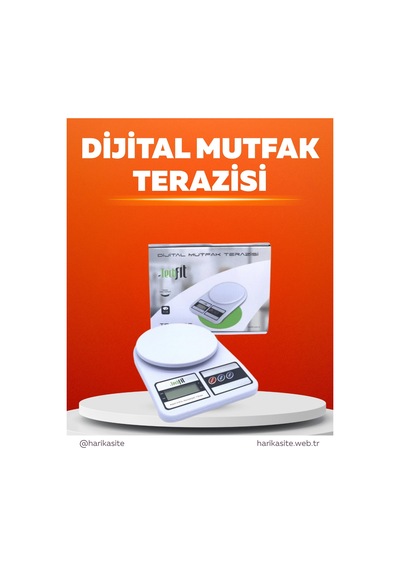 Pratik Tasarımıyla Dijital Mutfak Tartısı Diğer