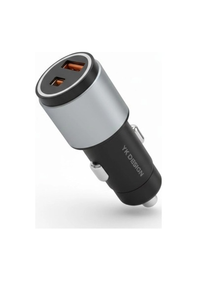 Araç İçi Çakmaklığa Takılantype-c Ve Usb Girişli 2 Portlu Hızlı Şarj Adaptörü 5047 Belirtilmemiş