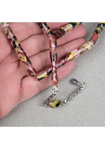 Arizona Katalin Alpaka Püskül Kesme Kesim 7x10mm Tesbih