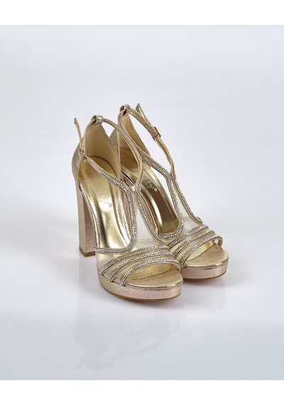 Natty Shoes Altın Kadın Ayakkabı 20119671 001