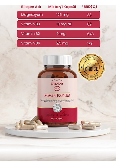 Erbatab Günlük Vitamin Paketi (Thyrobex - D3K2 - B12 - Magnezyum)