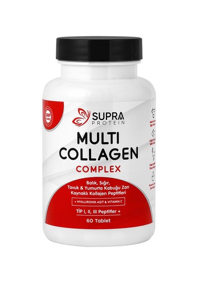 Supra Protein Multi Kolajen Complex Takviye Edici Gıda 60 Tablet