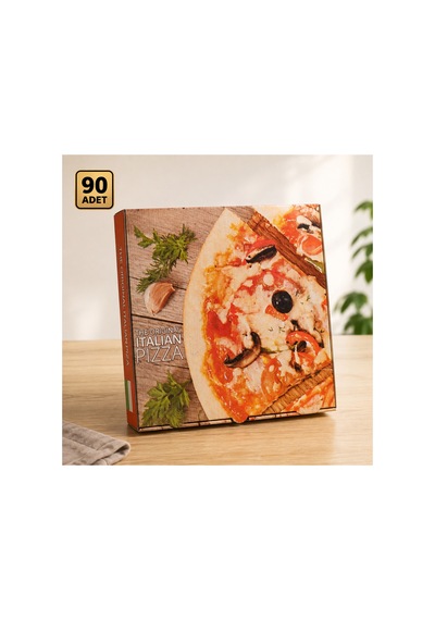 Pizza Kutusu 26 X 26 Cm 90 Adet Karton Pizza Paketleme Kutusu - 917525670