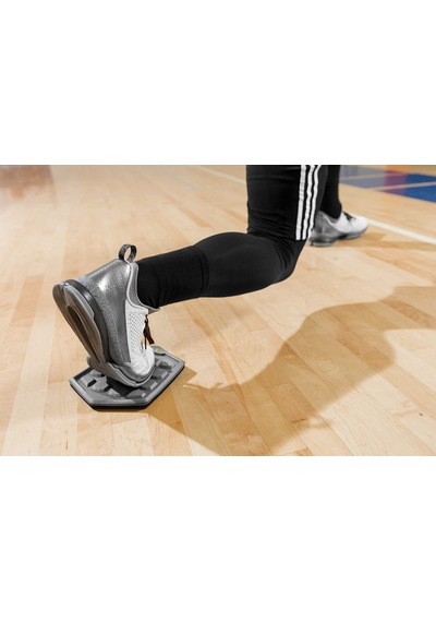 Sklz Üniseks Non Core Court Slidez Denge Diskleri, Tüm Vücut Antrenmanı İçin Egzersiz Sürgüsü, Hafif Ve Aşınmaya Dayanıklı, Gri, 31 Cm, 2 Adet, Tek Beden