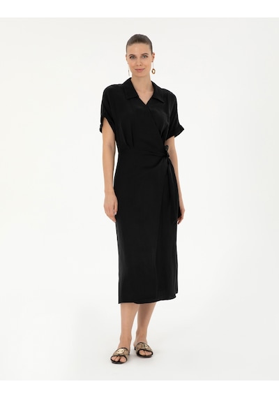 Pierre Cardin Kadın Siyah Elbise Dokuma 50283470-vr046 Siyah