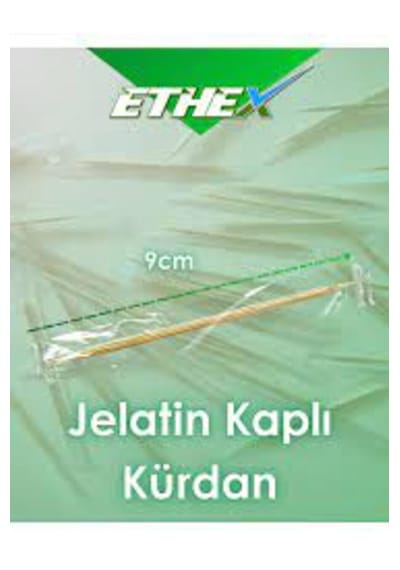 Ethex Jelatinli Bambu Kürdan 500 Lü X 50 Paket 1 Koli