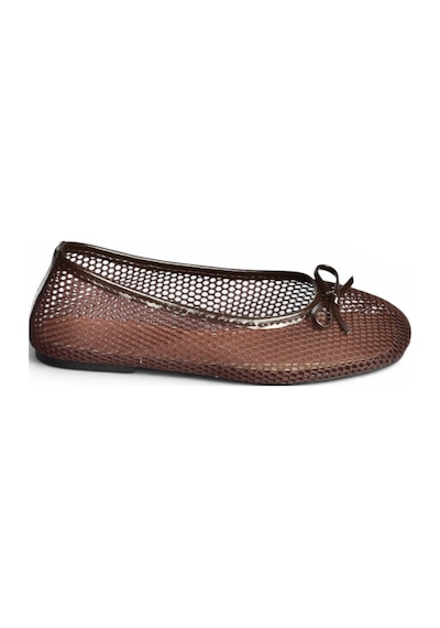 Fox Shoes Y274623315 Kahverengi File Kadın Babet