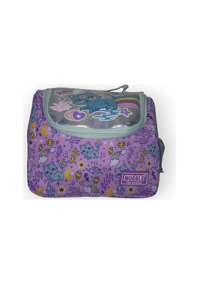 Muggle Sweet Cat Mor Termal Beslenme Çantası Mu.7419 Çok Renkli
