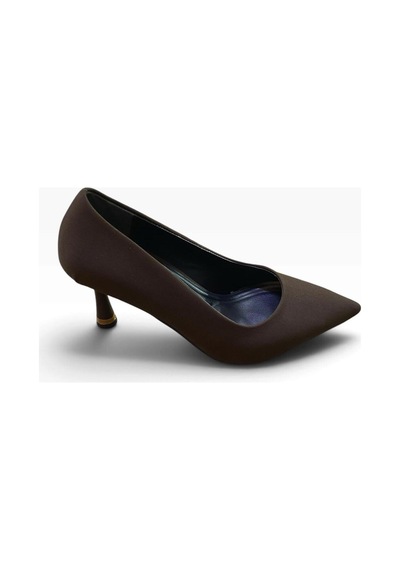Ayem Kadın İnce Metal Detaylı Topuklu Stiletto Kahverengi Saten - 940730570 Kahverengi Saten Ayem Kadın İnce Metal Detaylı Topuklu Stiletto Kahverengi Saten - 940730570 Kahverengi Saten