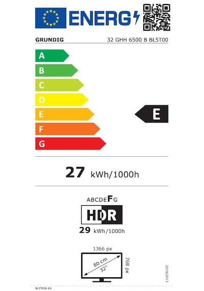 Grundig 32 GHH 6500 B 32" Uydu Alıcılı HD Android Smart LED TV