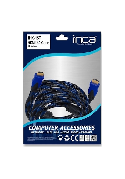 Inca Ihk-15t 2.0 15mt Hdmı Kablo 18 Gbps 4k& 2k & Full Hd Kdo