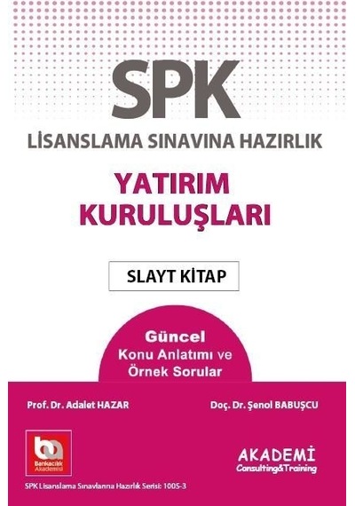 Yatırım Kuruluşları Slayt Kitap
