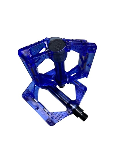Bike Sky Evo Şeffaf Renkli Platform Geniş Pedal Platform Bisiklet Pedalı Reflektörlü