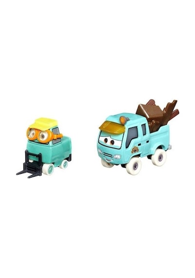 Disney Pixar Cars 2'li Sarah Cogs&noriyuki Dxv99 Hhv09 Lisanslı Ürün