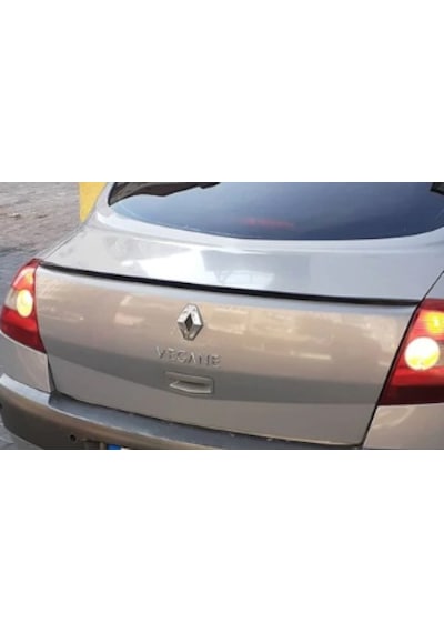 Renault Megane 2 Bagaj Üstü Spoiler - Bagaj Çıtası Pianoblack