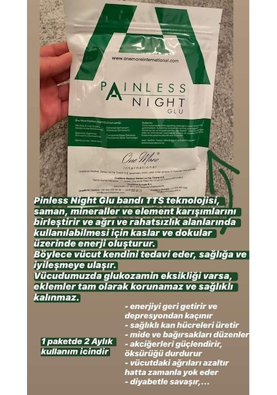 Painless Night Glu 25'li Sağlık Destek Bandı