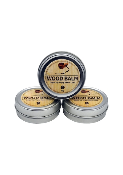 Wood Balm Doğal Yağ Ahşap Kuksa Bakım Kremi Cilası 70 Gr