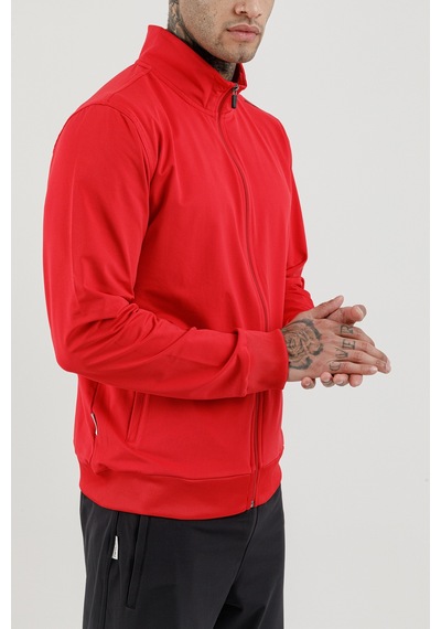 Airlife Sportswear Tam Boy Fermuarlı Erkek Dik Yakalı Eşofman Takımı Kırmızı Red