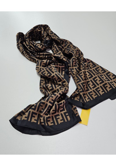 Miorel Scarfs F Desen İthal Vual İpek Şal Aksesuar Fular Silk Scarfs Shawl Hijab Vizon
