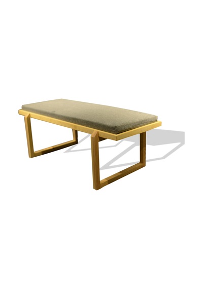 Diva Ahşap Masif Bench-Puf