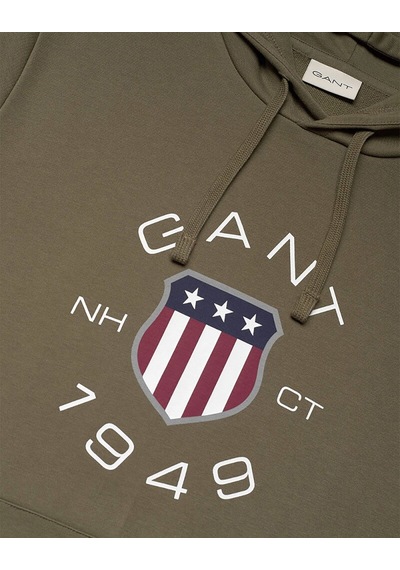 Gant Erkek Sweatshırt 2015087-301 2015087-301 Yeşil Yeşil