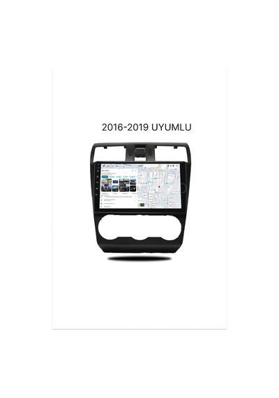 Subaru 2016-2019 Uyumlu Multimedya Carplay & Android Auto - Geri Görüş Kameras Hediye 8gb 8