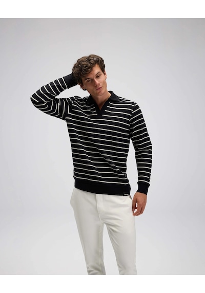 Ellesse Erkek Polo Sweatshirt Em594-bk Siyah