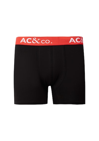 Ac&Co / Altınyıldız Classics Erkek Siyah Pamuklu Esnek 3'Lü Boxer Paketi Siyah