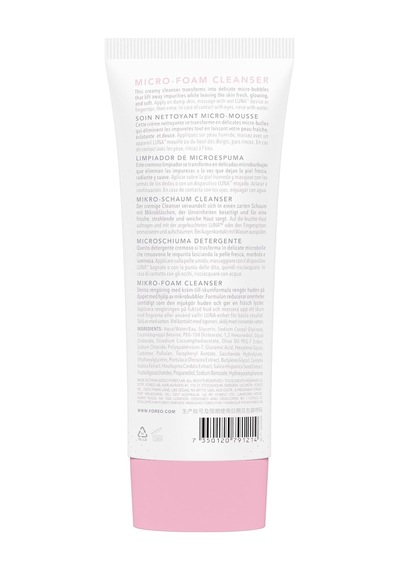 Deep & Gentle Luna 4 Sensitive Paketi - Hassas Cilt Temizleme Fırçası + Luna Micro-foam Face Cleanser 2, 100 Ml + Der